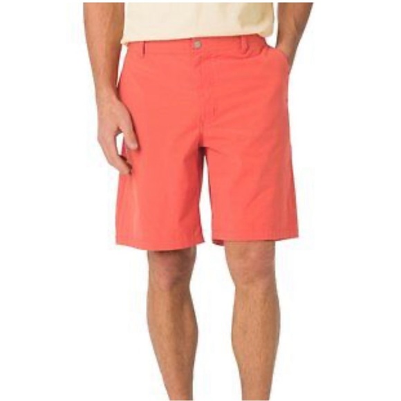 Men's FREE PLANET peach stretch casual shorts - Picture 1 of 8